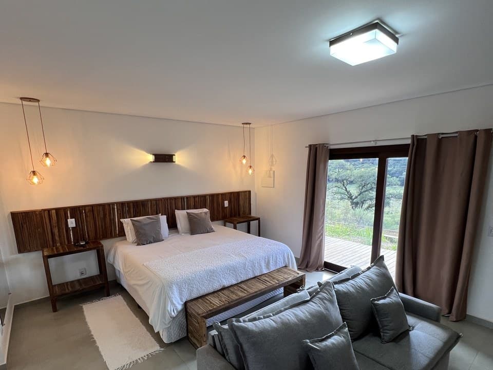 Chalé Duplex com Piscina - Pousada Jardim das Montanhas